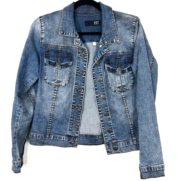 Kut from the Kloth Blue Jean Jacket - Picture 1 of 6